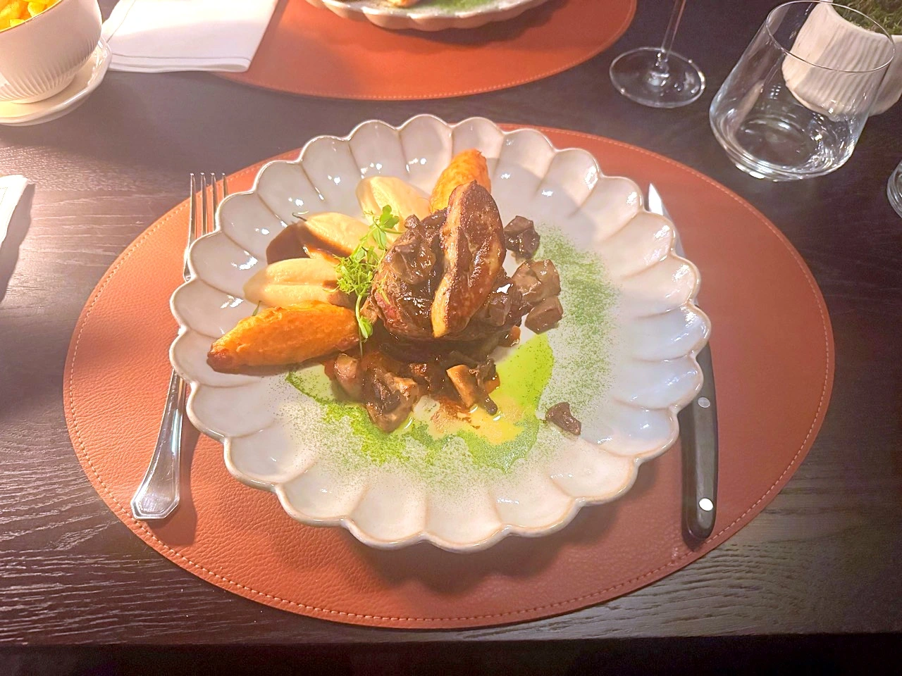 Beef fillet with the foie gras supplement