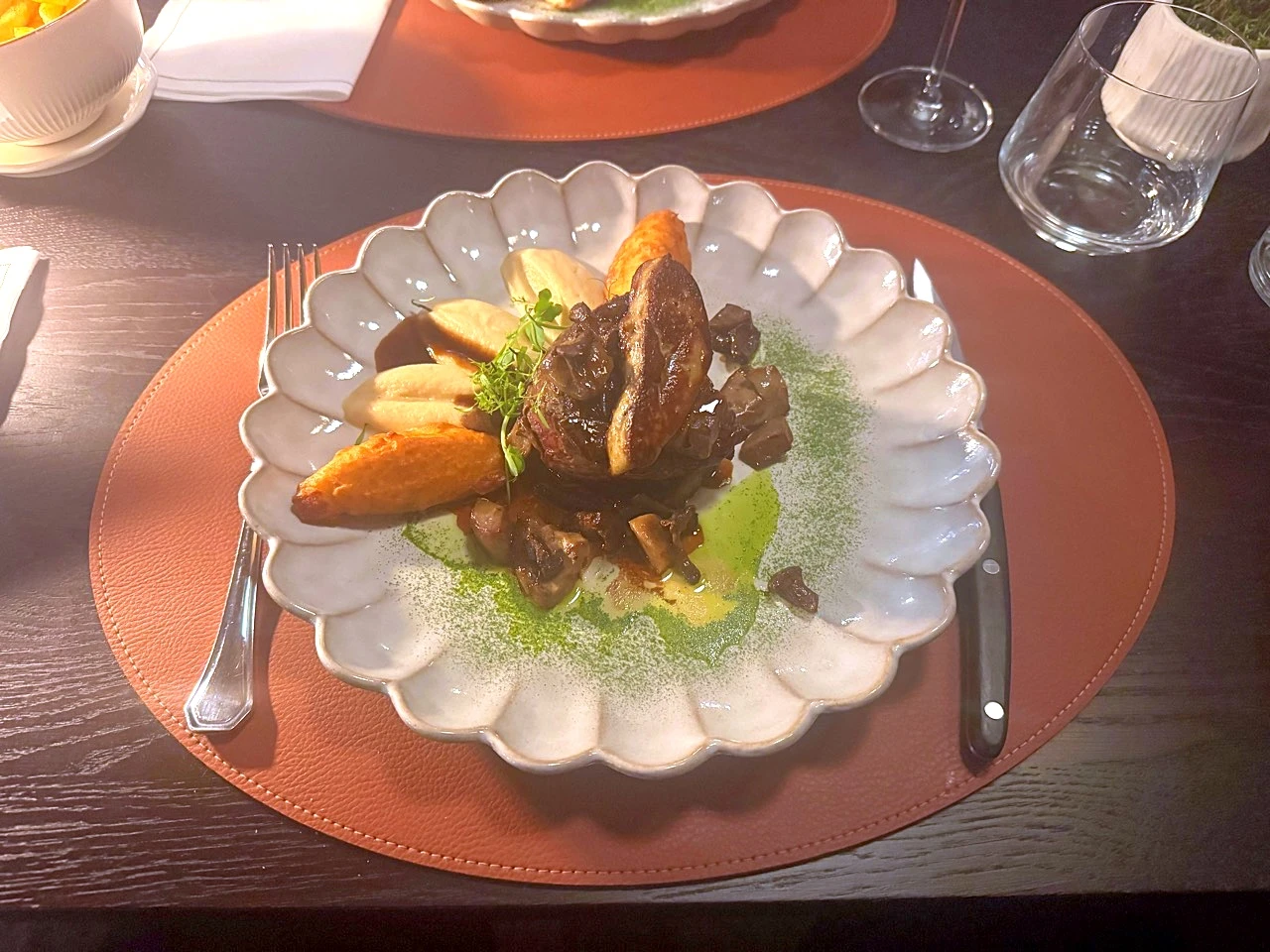 Lombo de vaca com suplemento de foie gras